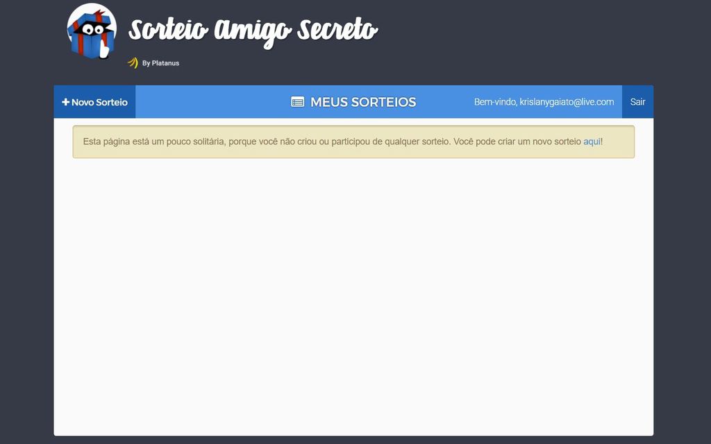MAIS PRÁTICO E SIGILOSO Sites e aplicativos realizam sorteio do amigo
