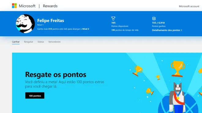 Microsoft Rewards, Portugal já é uma região suportada!