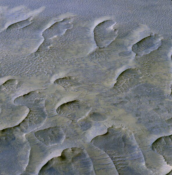 Dunas modernas em Marte (Imagem: Reprodução/NASA/JPL/University of Arizona)