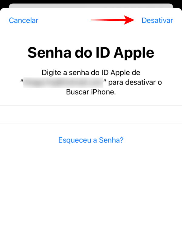 Insira a senha do ID Apple - Captura de tela: Thiago Furquim (Canaltech)