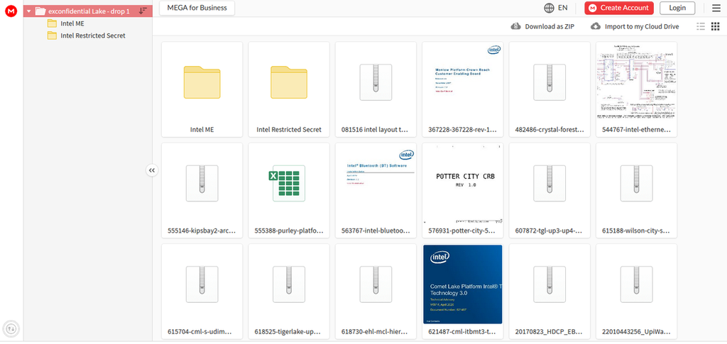 Vazam mais de 20 GB de documentos com supostos segredos industriais da Intel