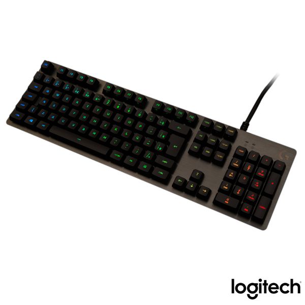 Teclado Gamer Logitech G512 Carbon Tactile GX RGB para Jogos