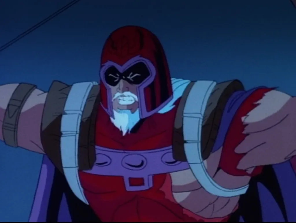 Nesse futuro pós-apocalíptico, Magneto é um idoso maromba que é general dos X-Men (Imagem: Reprodução/Disney+)