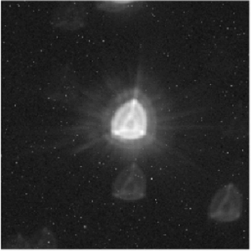 Imagem da estrela HD 88111 capturada pelo Cheops (Imagem: ESA/Airbus/CHEOPS Mission Consortium)