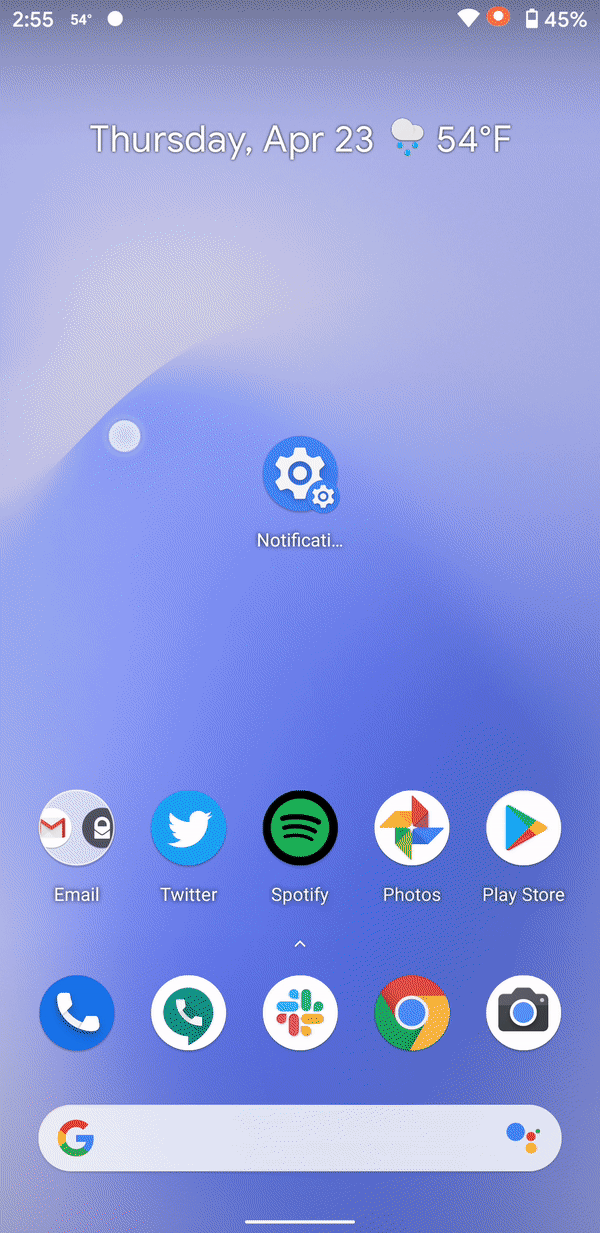 Você vai poder se livrar de todas as notificações no Android 11 (Imagem: Reprodução/9To5Google)