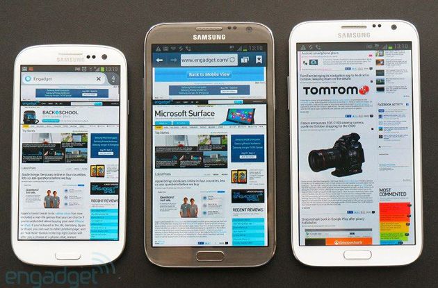 Galaxy Note 2_Comparativo Galaxy Note 2_Comparativo