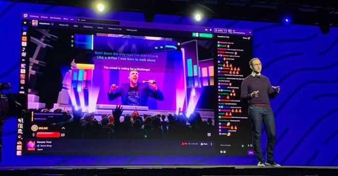Twitch Sings colocará o streamer dentro de um palco virtual (Imagem: Twitch)