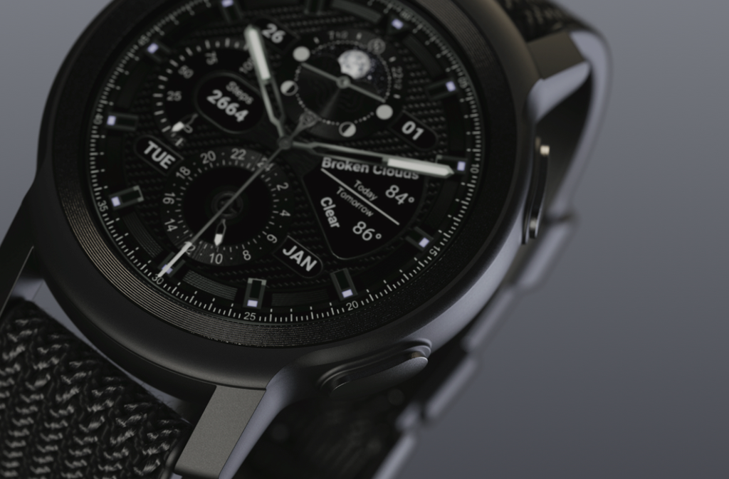 Moto Watch 100 deverá ter construção em alumínio e botões alongados (Imagem: XDA Developers)
