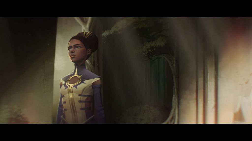 Mel aparece usando a imagem da Tribo dos Solari (Imagem: Reprodução/Netflix)