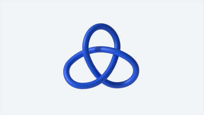 Um nó é um loop torcido embutido em um espaço tridimensional (Imagem: Reprodução/DeepMind)