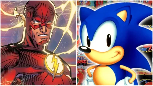 Você sabia que o Flash já se aliou a um "Sonic" para salvar o mundo nas HQs?