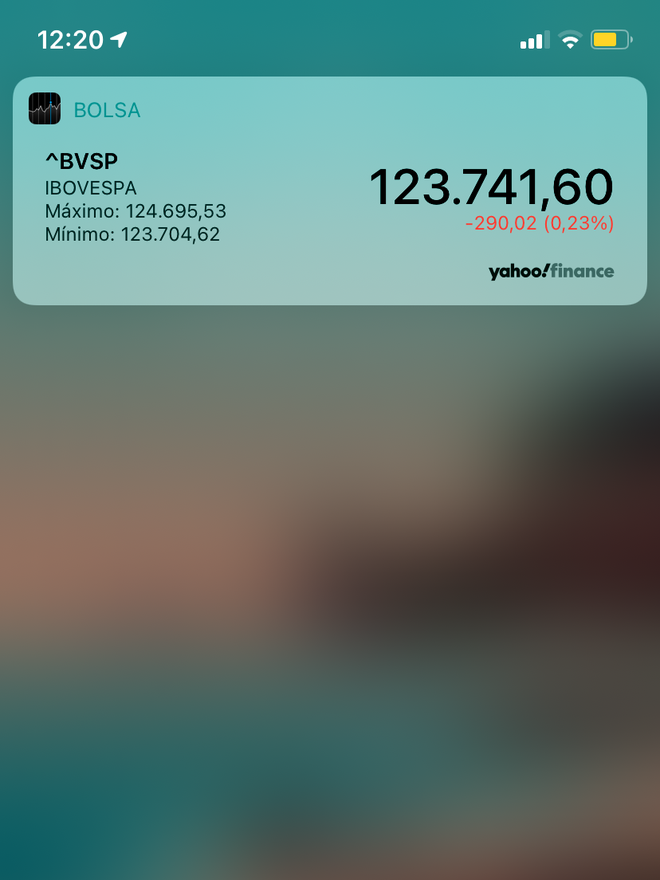Consulte a Bolsa de Valores com a Siri. Captura de tela: Lucas Wetten (Canaltech)