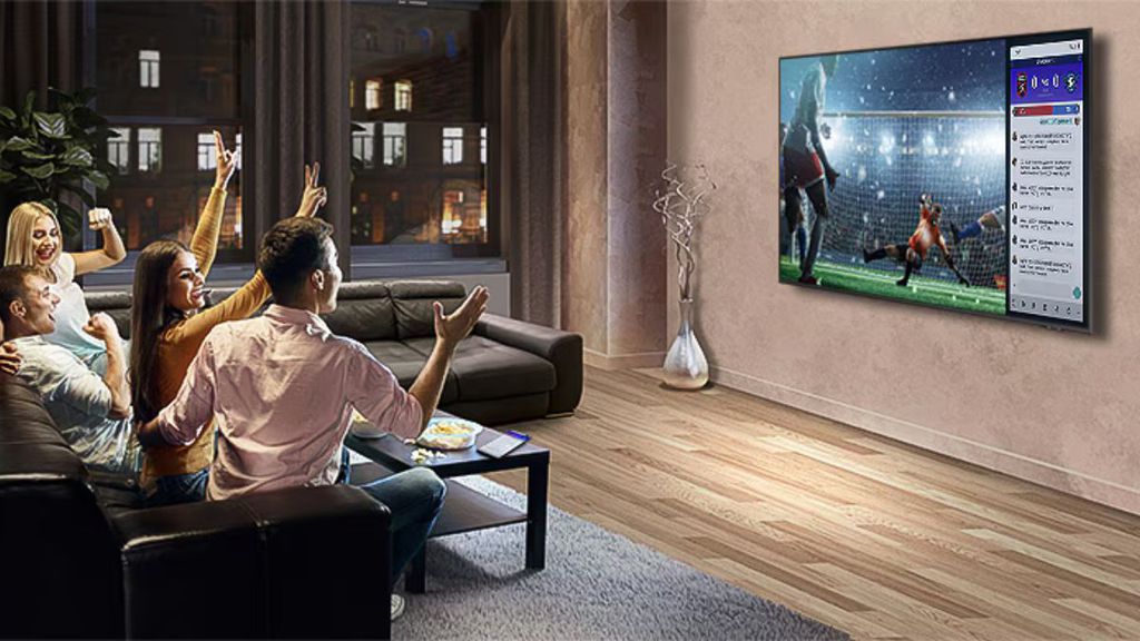 Distância entre sofá e TV