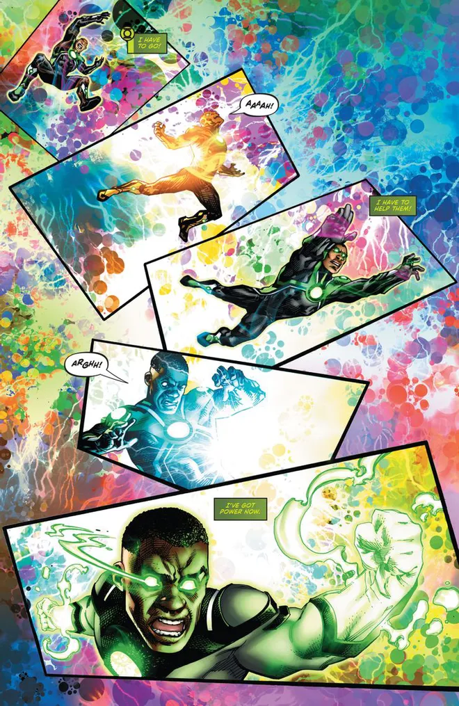 Página de Green Lantern nº 12 (Imagem: Reprodução/DC)