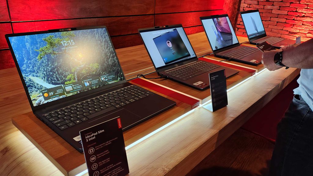 Imagem dos notebooks IdeaPad Slim Lenovo