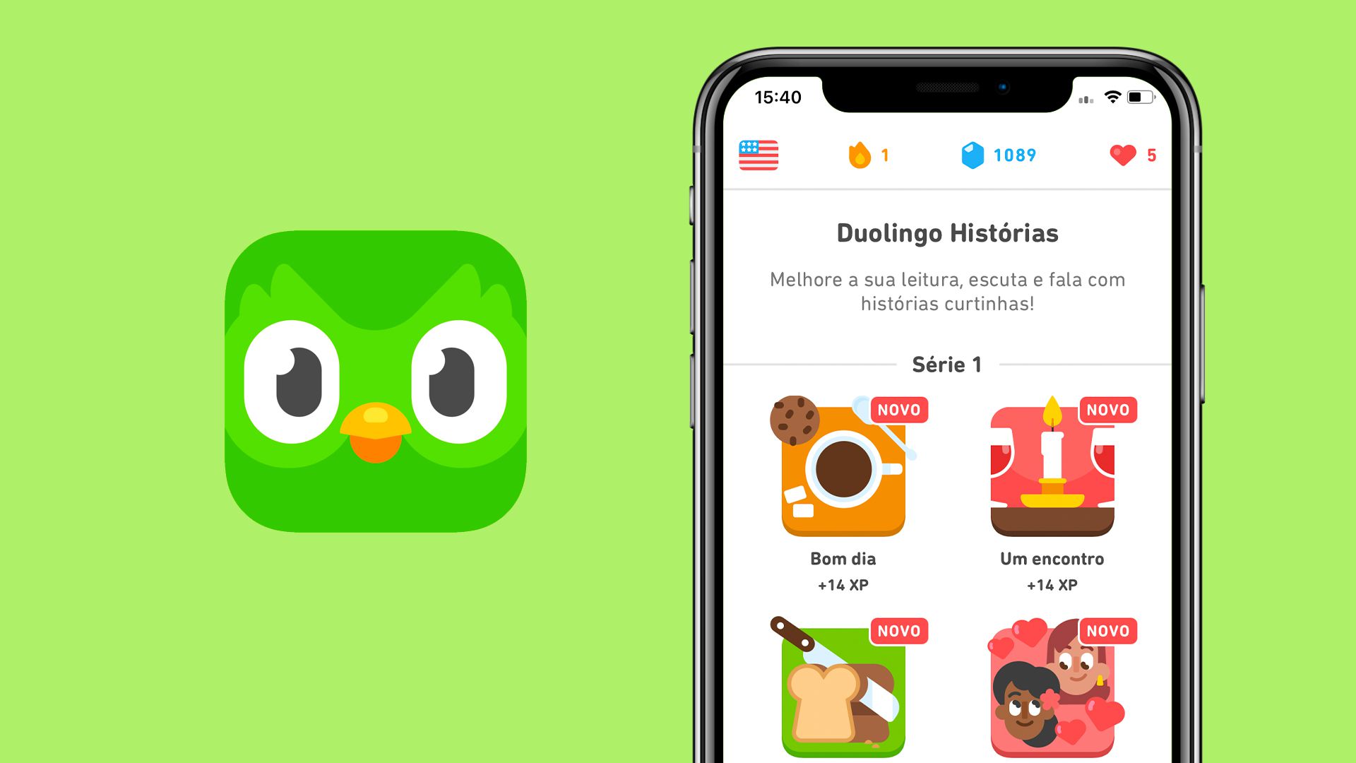 Quais são as divisões do Duolingo?