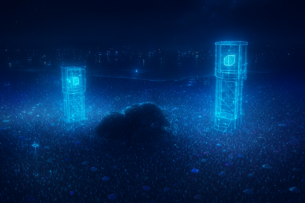 Estimativa de público no show de Lady Gaga na praia de Copacabana foi de 1,6 milhão de pessoas / Alexandre Macieira/Riotur / Editada pelo ChaGPT