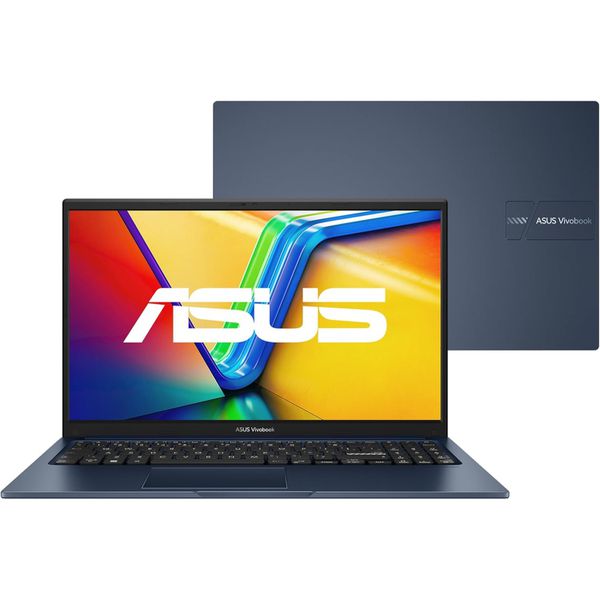 PARCELADO | Notebook ASUS Vivobook 15 Core I5, 16 GB, 512 GB SSD, W 11 Home, 15.6'' LED, Quiet Blue