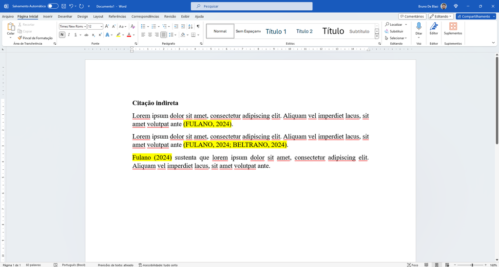 Como fazer citação indireta de artigos nas normas da ABNT (Imagem: Captura de tela/Bruno De Blasi/Canaltech)