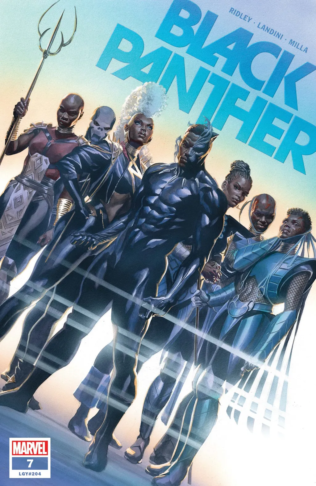 Capa de Black Panther #7, HQ do Pantera Negra que chegou às bancas gringas recentemente (Imagem: Reprodução/Marvel Comics)