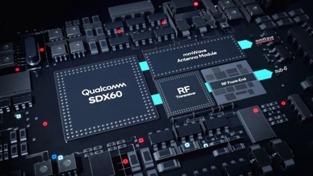 O Snapdragon X60 é um dos modems que suportam 5G da Qualcomm (Imagem: Divulgação/Qualcomm)