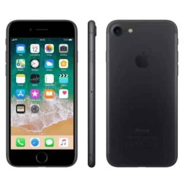iPhone 7 Apple 32GB Preto Matte 4G Tela 4.7”Retina - Câm. 12MP + Selfie 7MP iOS 11 Proc. Chip A10 Preto