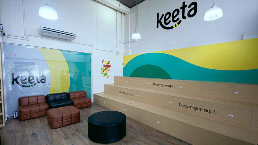 Ponto de descanso da Keeta em SP 3