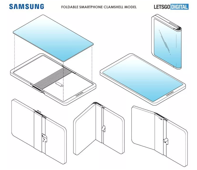 Patente da Samsung sugere mudanças significativas para o Galaxy Fold 2