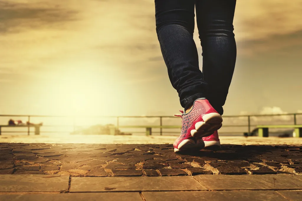 Alcançar a meta diária de 8,2 mil passos reduz o risco de várias doenças (Imagem: Daniel Reche/Pixabay)