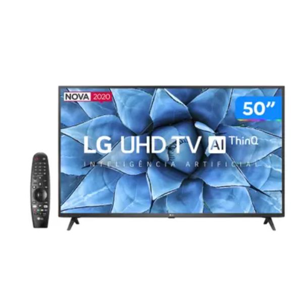Smart TV UHD 4K LED 50” LG 50UN7310PSC Wi-Fi - Bluetooth Inteligência Artificial 3 HDMI 2 USB - Magazine Canaltechbr