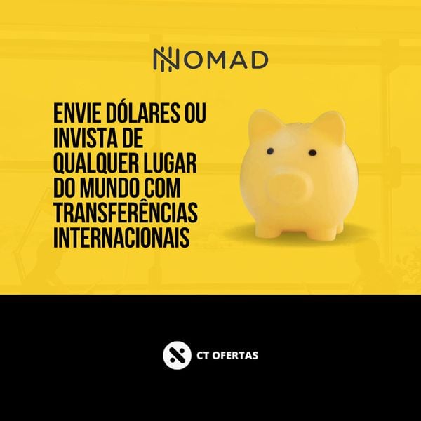 Torne-se cliente Nomad, uma conta 100% gratuita, sem anuidade ou manutenção e receba ATÉ 20 DÓLARES DE CASHBACK [LEIA A DESCRIÇÃO]