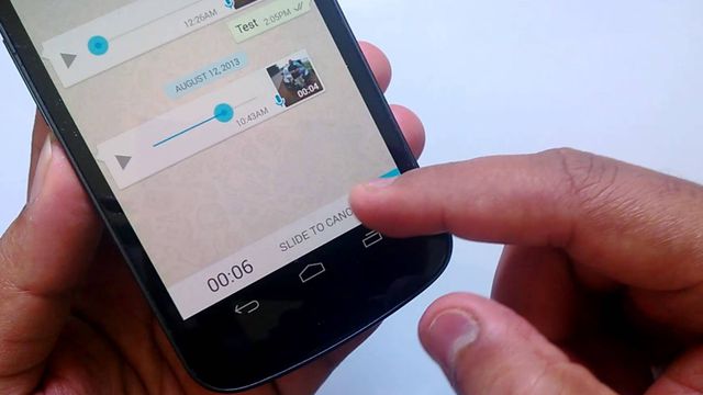 WhatsApp facilita gravação de mensagens de áudio no Android