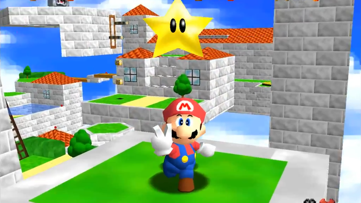 RETRÔ GAMES - Cartucho do jogo Super Mario 64