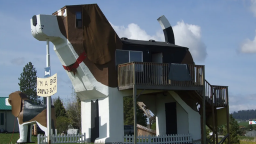 Que tal usar o Airbnb para se hospedar em uma casa no formato de um beagle?
