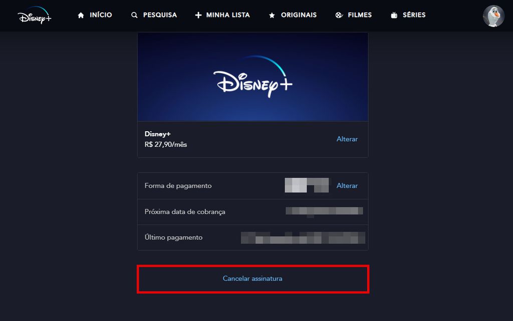 Como cancelar o Disney Plus Canaltech