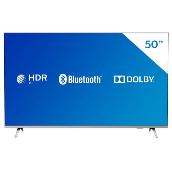 Smart TV LED 50" 4K Philips 50PUG6654/78 com HDR, Dolby Vision, Dolby Atmos, Wi-Fi, Quad Core, Bluetooth, Entradas HDMI e USB [CUPOM DE DESCONTO]