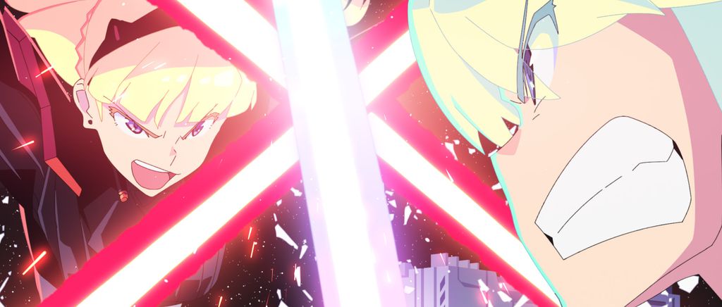 Os Gêmeos explora muito bem a animação títpica do anime para entregar cenas de ação incríveis (Imagem: Divulgação/Disney)