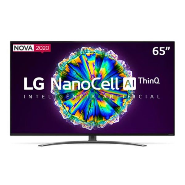 Smart TV 4K LG LED 65” com IPS NanoCell, Dolby Atmos® e Wi-Fi - 65NANO86SNA