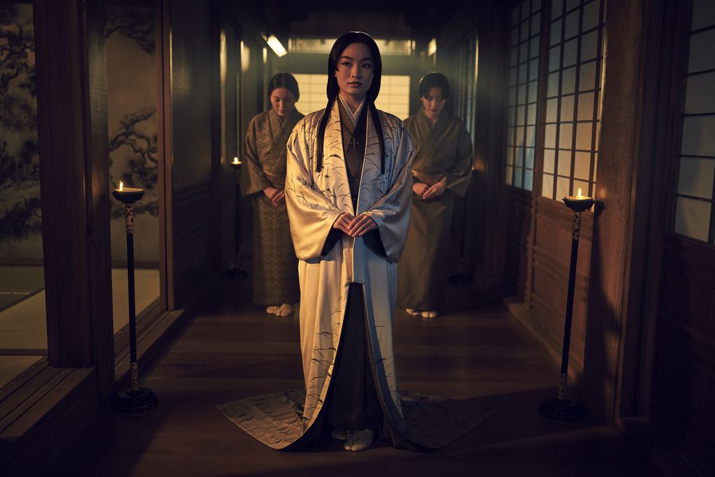 Toda Mariko (Anna Awai) é a ponte entre o futuro xógum e o inglês, estando no centro das intrigas de Xógum: A Gloriosa Saga do Japão (Imagem: Divulgação/FX Networks)