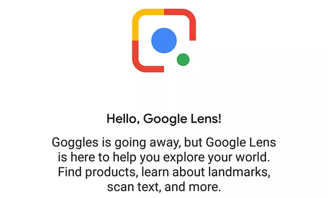 Adeus Google Goggles! Pode entrar Google Lens!