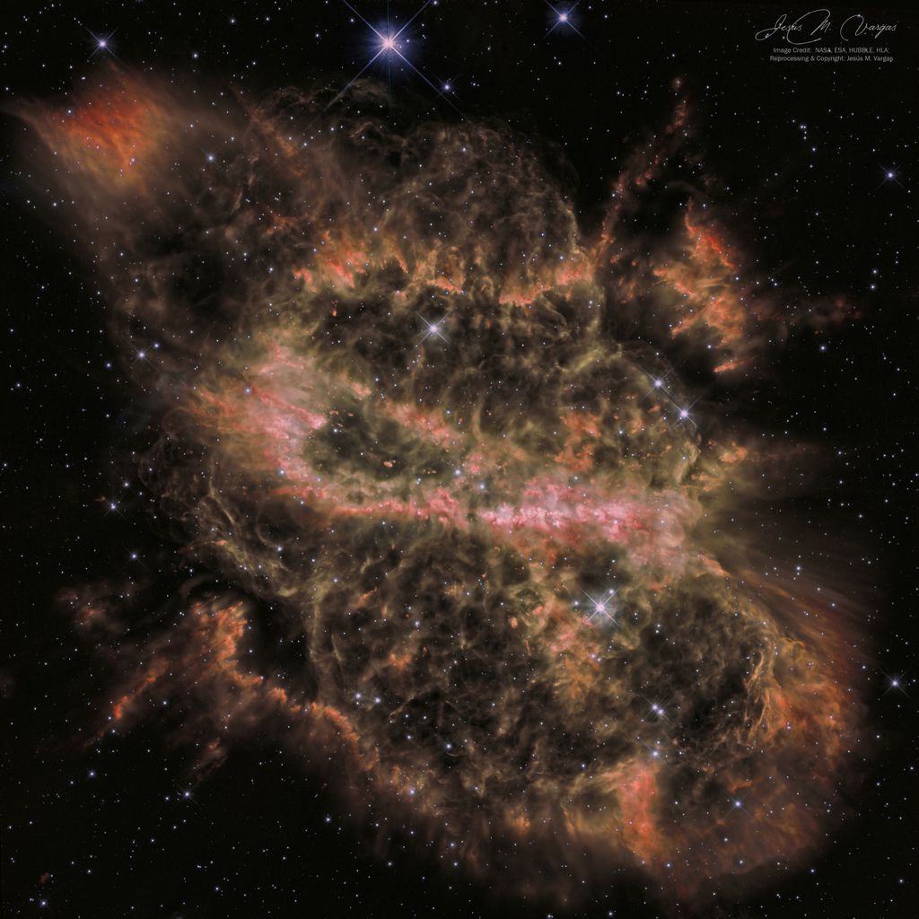 Imagem: NASA/ESA/Hubble/HLA/Jesús M. Vargas