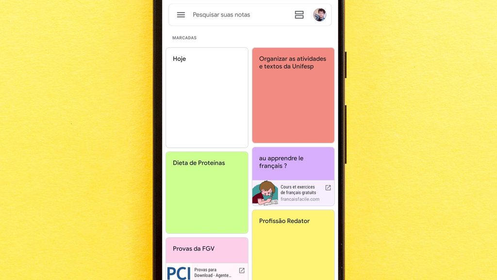 COMO USAR GOOGLE KEEP NO CELULAR visual data 4