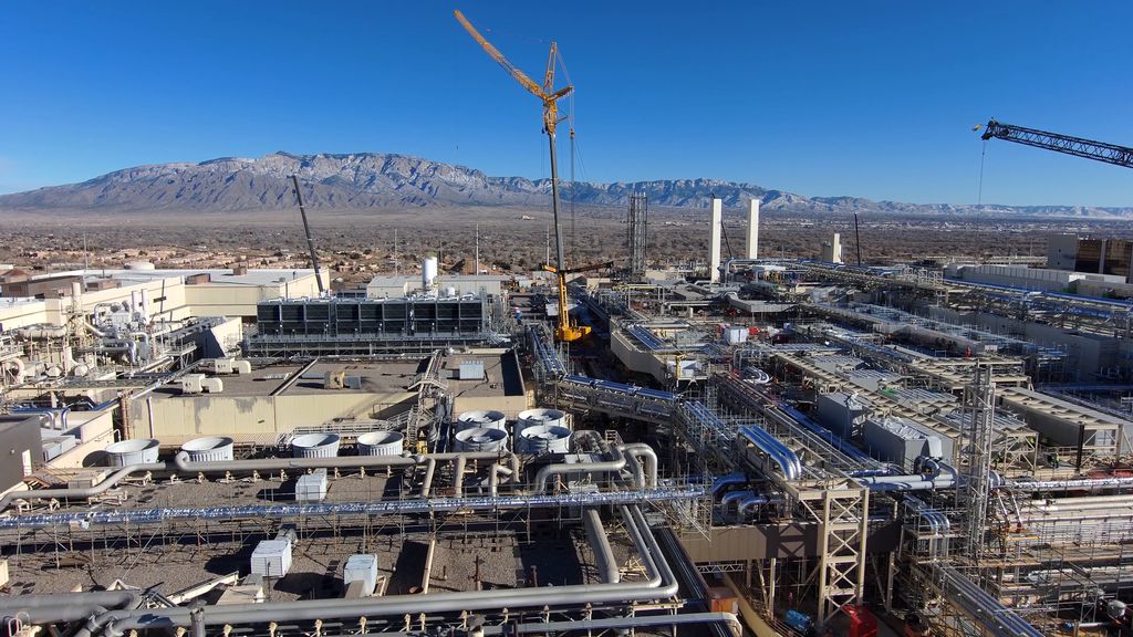 Construção da planta no Novo México gerou mais de 6 mil postos de trabalho no estado. (Imagem: Intel / Divulgação)