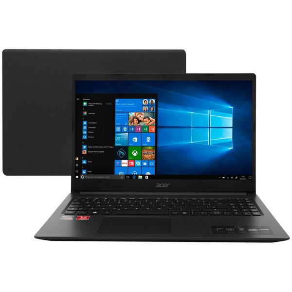 Notebook Acer Aspire 3 A315-23G-R2SE AMD Ryzen 5 - 8GB 256GB SSD 15,6” Placa Vídeo 2GB Windows 10 [APP + CLIENTE OURO + CUPOM]