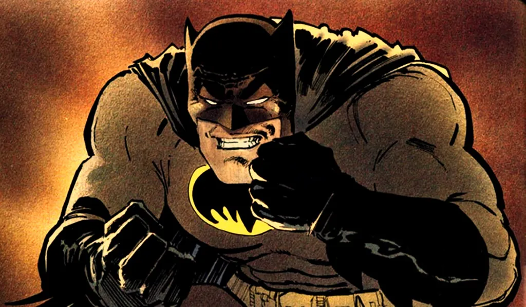 Batman em O Cavaleiro das Trevas, de Frank Miller (Imagem: Reprodução/DC Comics)