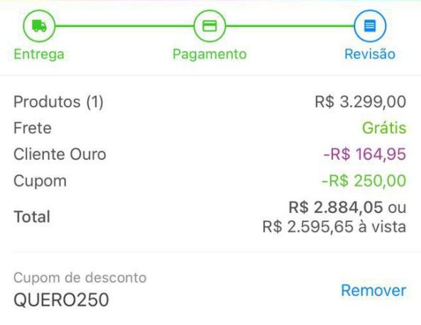 Preço do Galaxy Note 20 no Magalu aproveitando a promoção (Captura: Canaltech).