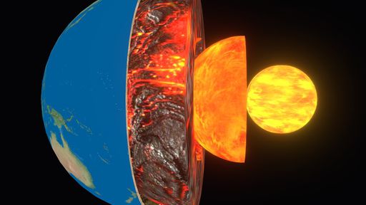 Por que o centro da Terra cresce mais de um lado do que do outro?
