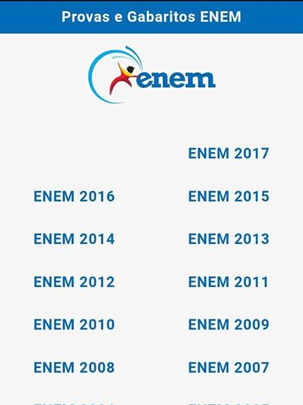 Acesse provas anteriores do ENEM com esse aplicativo (Captura de tela: Ariane Velasco)