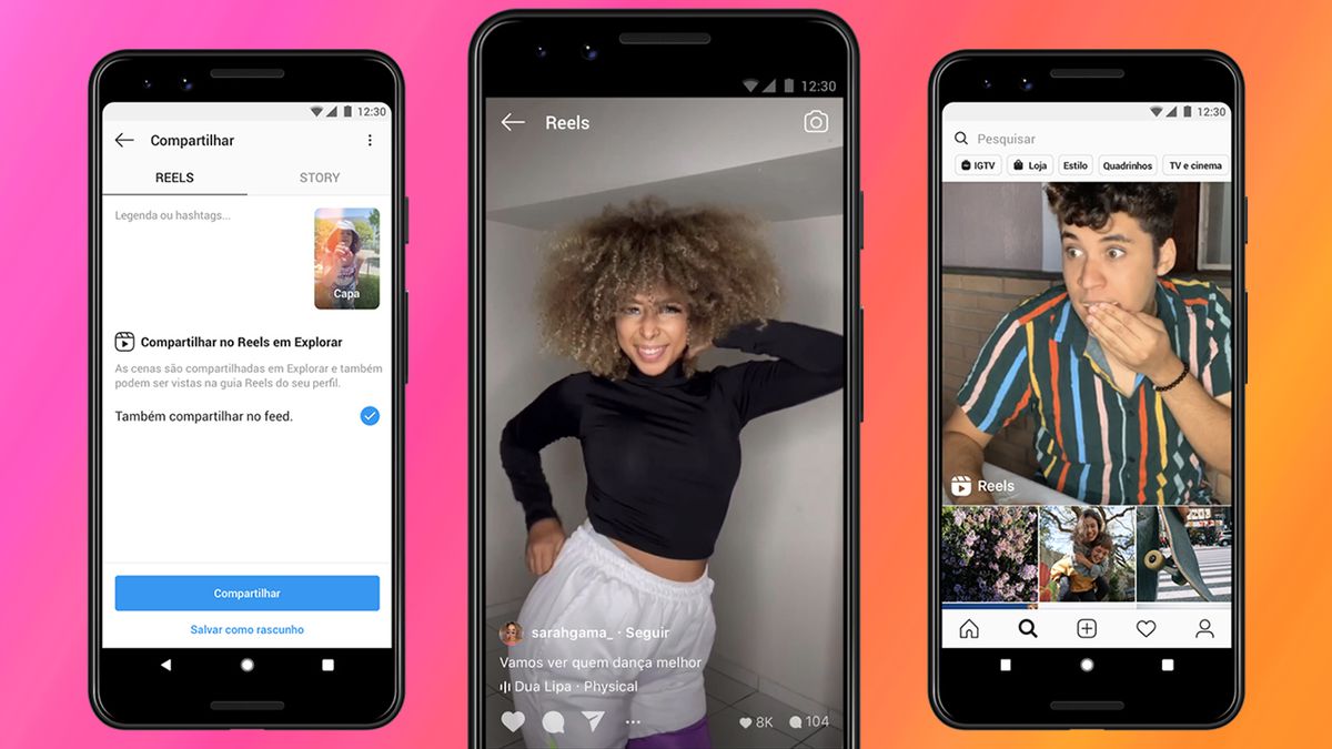 Google testa recurso que agrega vídeos do TikTok e do Instagram