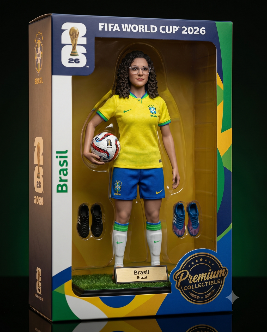 boneco colecionável da Copa